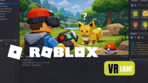 Code-it Hacks Kids, Pokemon Catcher - Roblox 3D + VR Game Dev with Lua Coding
