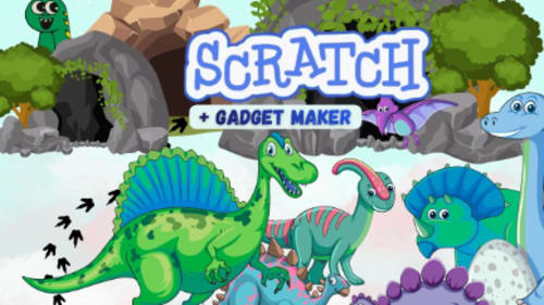 Code-it Hacks Kids, Journey to Dino World – Coding + Gadget Maker