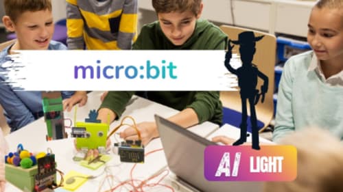 Code-it Hacks Kids, Maker Robotics – FORKY, The Junk Bot – AI LIGHT