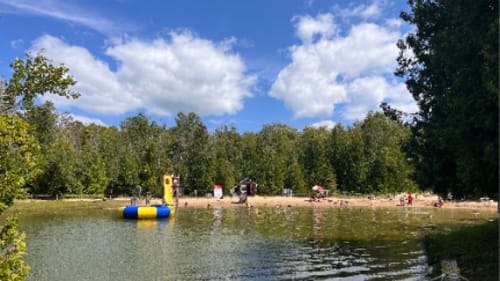 Silver Lake Mennonite Camp, Bronze Medallion & Cross Swim Course