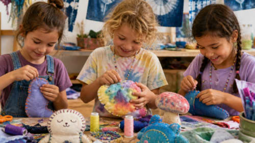 Keystone Camps, Soft Worlds: Fabric & Textile Art Camp