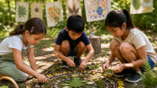 Keystone Camps, Earth Makers: Eco Art & Nature Camp