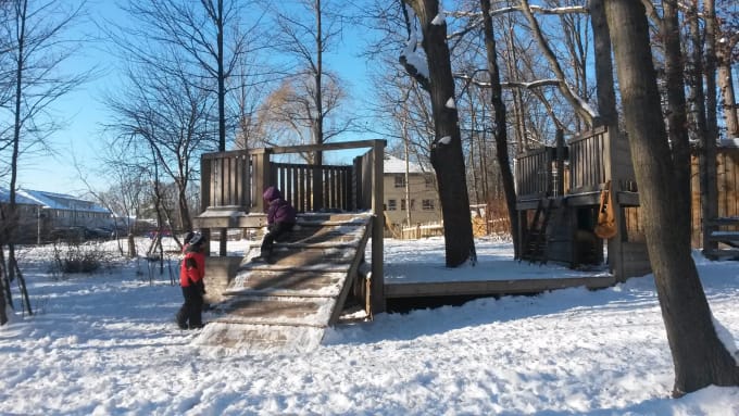 Halton Waldorf School - In all seasons the kindergarten children spend abundant time outdoors. 