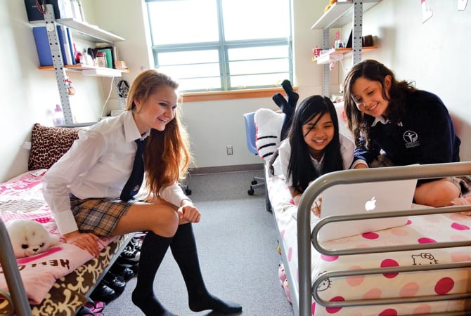 Bodwell High School - Girls Rooms 