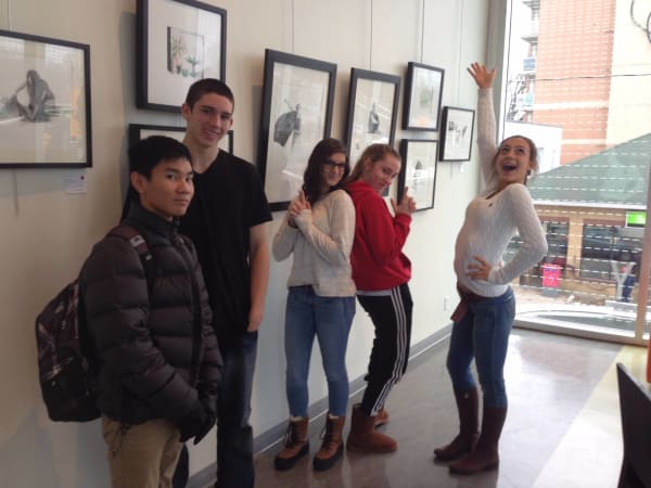 Blyth Academy The Glebe, Ottawa - One of many art galleries we explore in visual arts class 