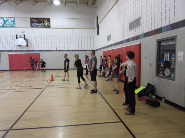 Blyth Academy The Glebe, Ottawa - Grade 9 Physical Education at our local community center gymnasium 