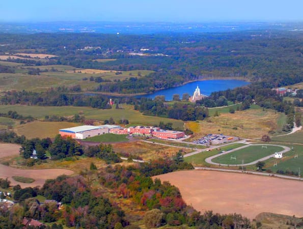 Villanova College - Aerial view of campus 