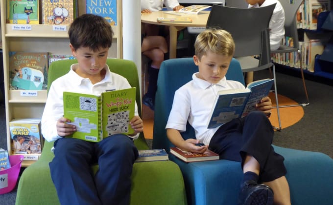 Sunnybrook School - Our library is a comfortable space, where reading and a love of books is nurtured. 