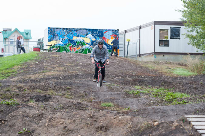 Calgary Academy & Calgary Collegiate - Our campus features a well maintained bicycle 