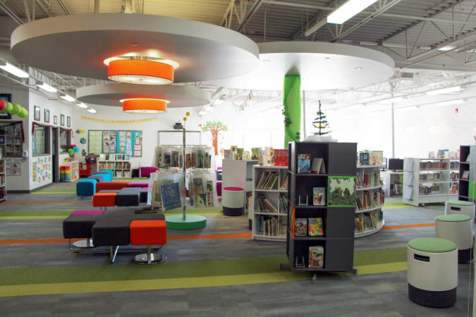 Glenmore Christian Academy - Our award winning Elementary library. 