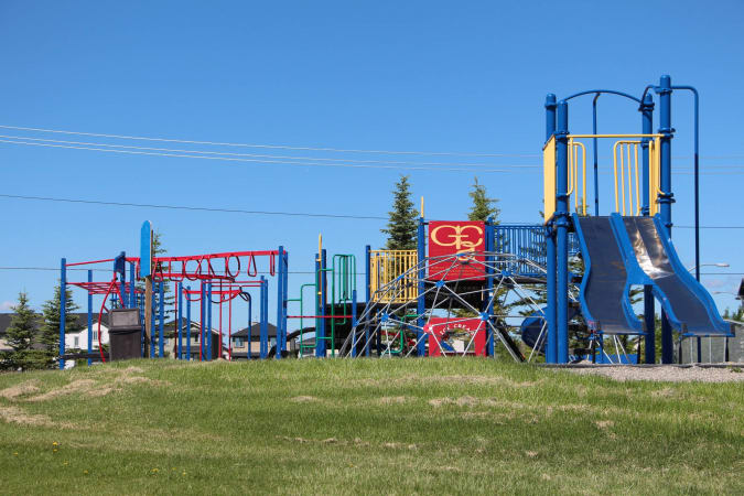 Glenmore Christian Academy - The playground for Kindergarten to Grade 2. 