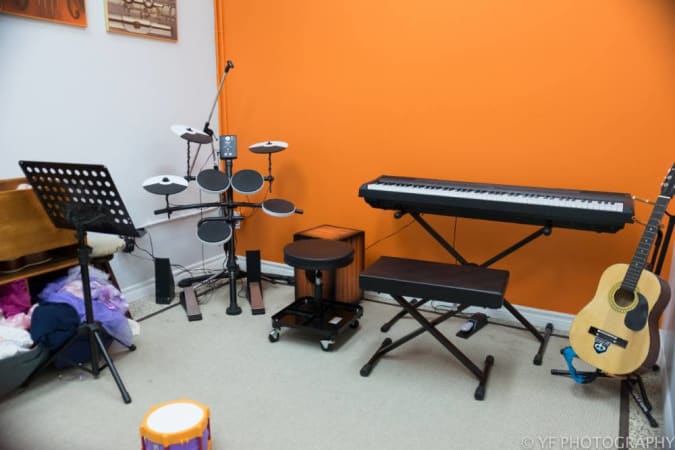 Oak Learners - Our music room is equipped with a variety of instruments to promote creative compositions. 