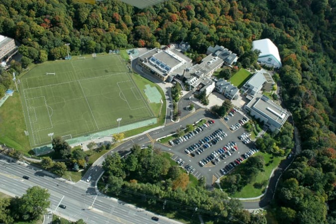 Crescent School - Aerial view of campus 