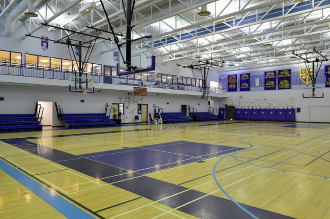 St. John's-Kilmarnock School - The SJK Gymnasium is home to a dance studio, fitness centre and court space that can be modified to meet the needs of our Varsity program. 