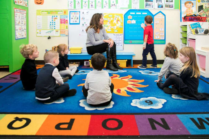 Lycée international de Calgary - Preschool classroom 