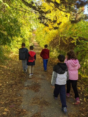 Oak Learners - The environment is our playground. Only minutes from the lakefront, Oak Learners students love going on regular hikes, exploring the natural beauty of our city while keeping fit.  