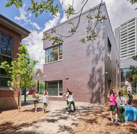 Montcrest School - The natural play space between our unique campus of historic homes and purpose built  facilities. 