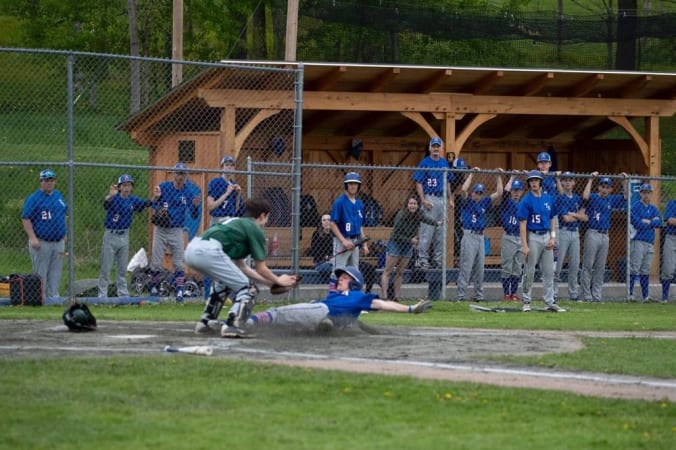 Thetford Academy - Baseball and softball fields with timber framed dugouts. 