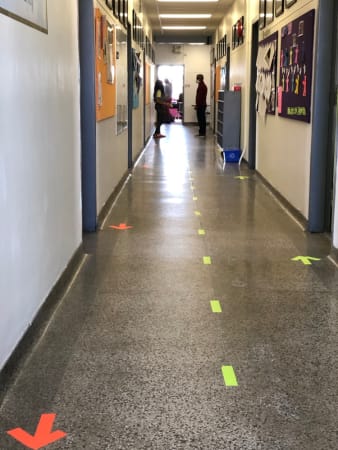 Banbury Crossroads School - Covid-clean Hallways 