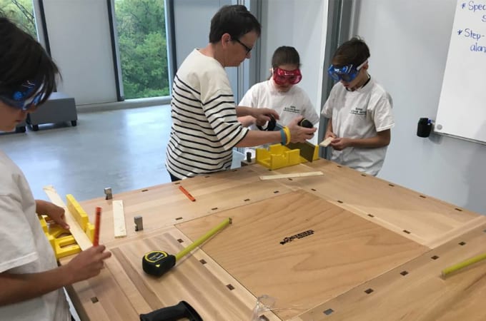 Balmoral Hall School - All grades get the opportunity to use the Design Lab, and learn to use tools safely in making their ideas become reality. 