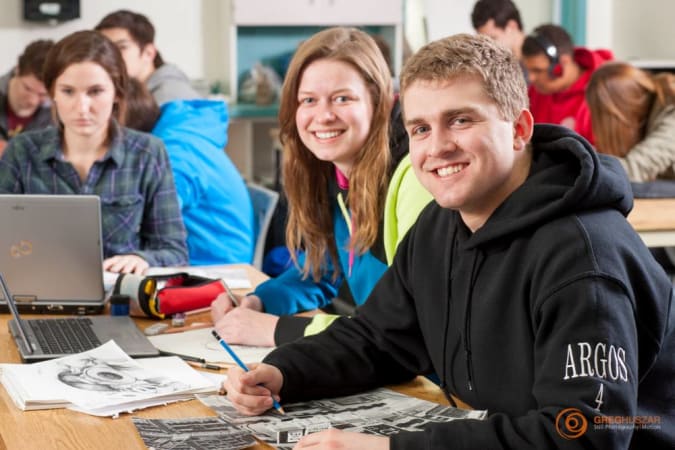 Athol Murray College of Notre Dame - Art Room 