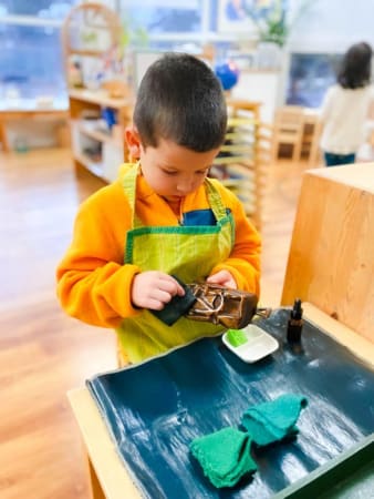 Kaban Montessori School - Classroom Environment where students learn and explore all academic subjects, including Science and computer labs.  