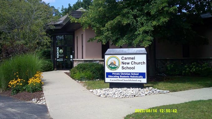 Carmel New Church School - Front of school 