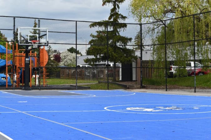 St. Jude's Academy - Outdoor Playground and Basketball Court 