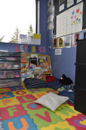 St. Jude's Academy - One of many Reading Corners 