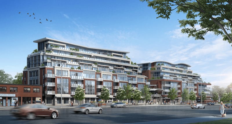 Exterior rendering of Shores of Port Credit