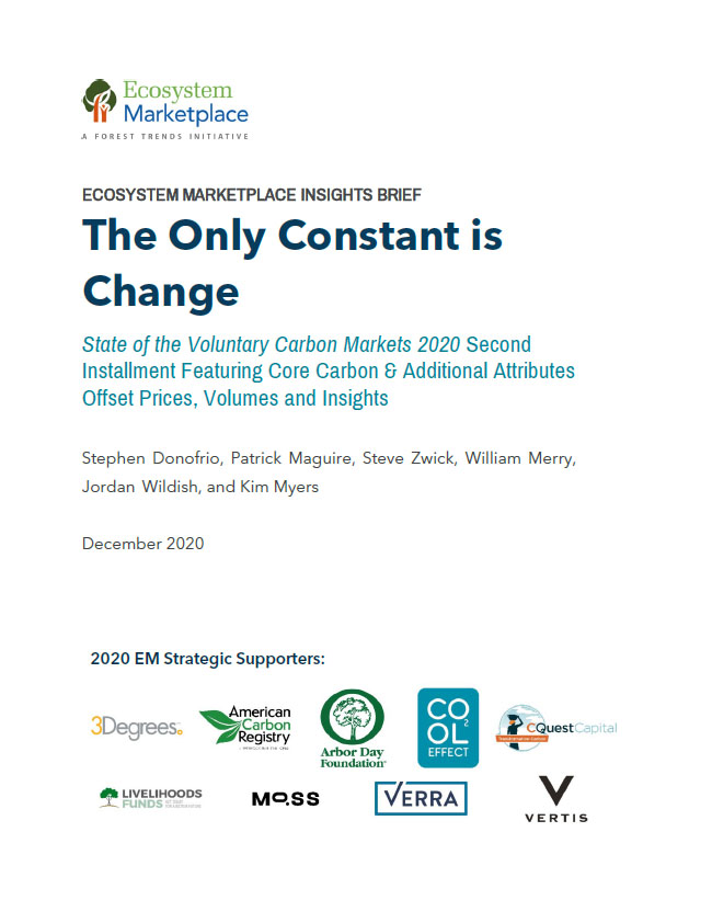 The only constant is change - VCM - Reports