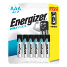 Energizer Maxplus AAA 6 pack, product, thumbnail for image variation 1
