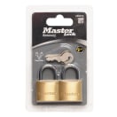 MasterLock 40mm 2 Pack Economy Key-Alike Padlocks, product, thumbnail for image variation 2