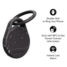 Momax Pinpop Duo Find My Locator Tracker Black, product, thumbnail for image variation 2