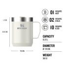 Stanley The Stay-Hot Camp Mug 230ml Cream Gloss, product, thumbnail for image variation 3