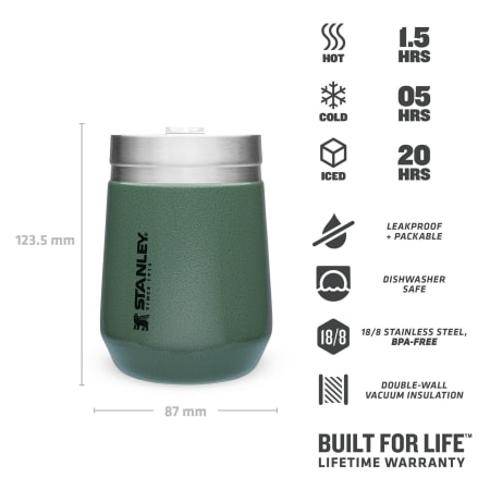 Stanley Everyday Go Tumbler Hammertone Green 295ml - default