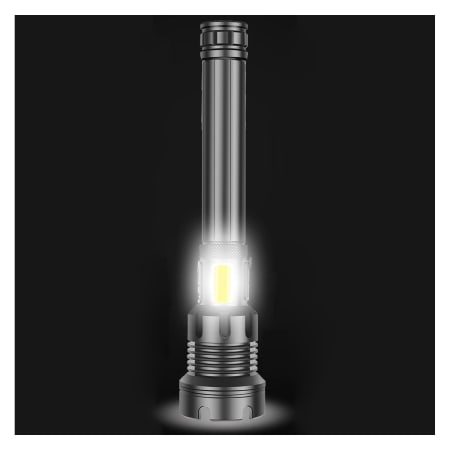 Zartek 2500 Lumen High Bright Rechargeable Flashlight - default