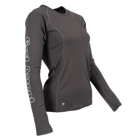 First Ascent Women&#039;s Bamboo Thermal Long Sleeve Crew Top - default