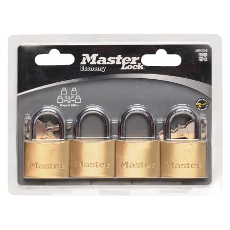 MasterLock 40mm 4 Pack Economy Keyed Alike Padlocks - default