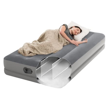 Intex USB Inflatable Mattress Single 30cm - default