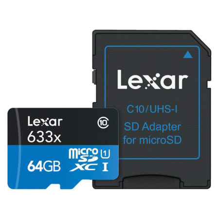 Lexar MicoSD 64GB - default