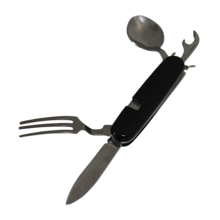 360 Degrees Foldaway Camping Cutlery Set - default