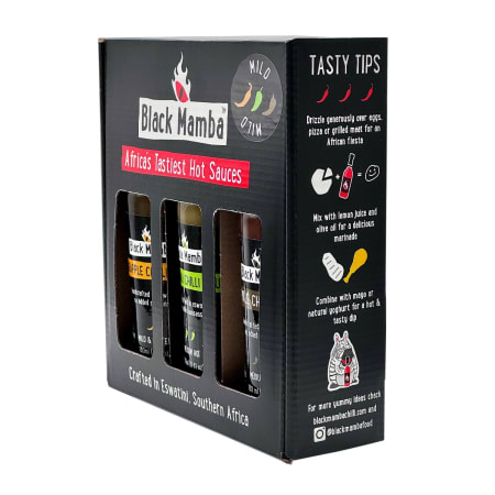 Black Mamba Africa&#039;s Chilli Venom Gift Pack 3 x 180ml - Mild - default