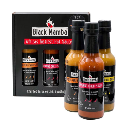 Black Mamba Africa&#039;s Chilli Venom Gift Pack 3 x 180ml - Hot - default