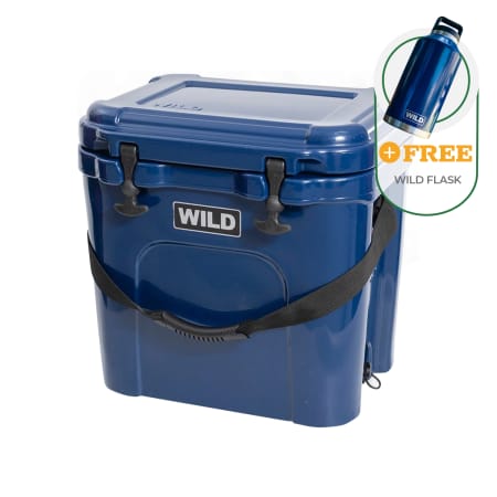 WILD Cooler 25L Hard Shell Cooler Deep Blue - default