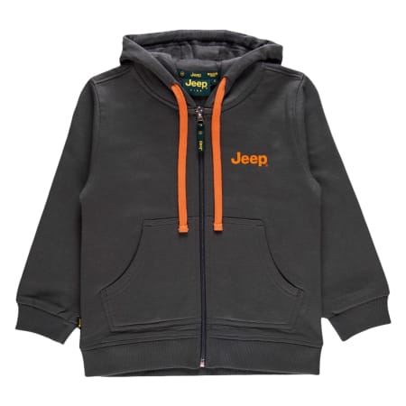 Jeep Boys Zip Through Sweat Top - default