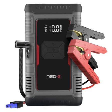 Red-E 10K Jumpstarter/Powerbank with Build-in Compressor - default