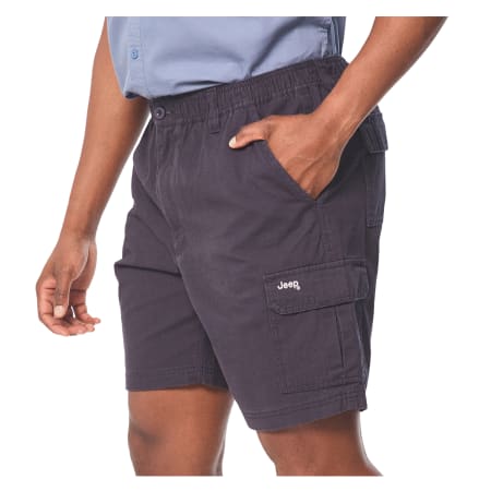 Jeep Men&#039;s Hurricane Elasticated Cargo 21cm Short (3XL-5XL) - default