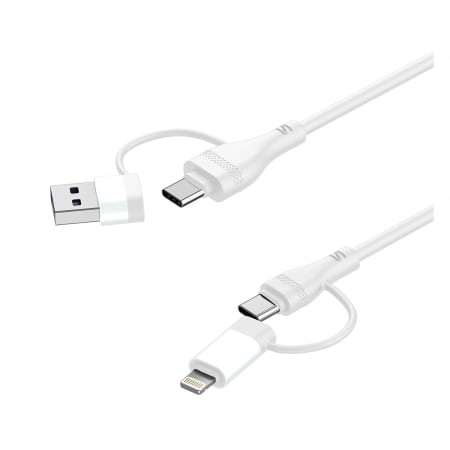 Red-E 4-in-1 65W Silicon Cable - default