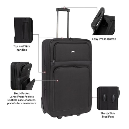 Slazenger Fabric Trolley Case 66L - default